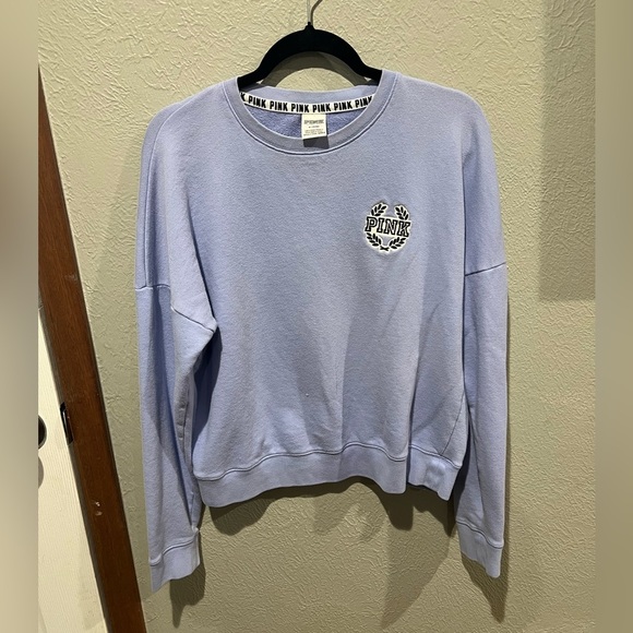 PINK Victoria's Secret Other - PINK Victoria's Secret Soft Purple Crewneck Sweatshirt Size M